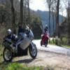 Droga motocykl les-1000-virages-cr- photo