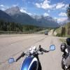 Droga motocykl cochrane-to-lake-louise- photo