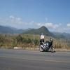 Droga motocykl hon-son-loop- photo