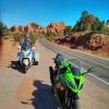 Droga motocykl arches-national-park-- photo