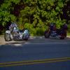 Droga motocykl around-lake-wateree- photo
