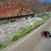 Droga motocykl colorado-river-road-- photo