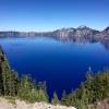 Droga motocykl crater-lake-scenic-route- photo