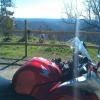 Droga motocykl pine-mountain-view- photo