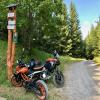 Droga motocykl velky-sturec--mountain- photo